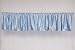 Light Blue Velvet Rod Pocket / Pole Top Valance
