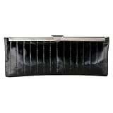 Xhilaration® Facile Frame Elongated Clutch - Black