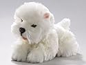 Toy Junction Bocchetta 27.5cm Small West Highland Terrier White (laying)