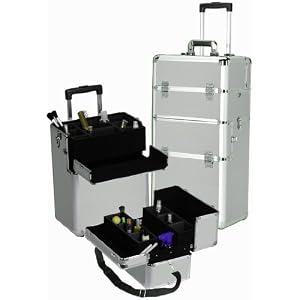SHANY Pro Rolling Aluminium Case - Professional Makeup and Cosmetic Case