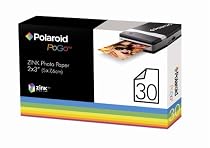 Polaroid Pogo Media Paper, 30 Pack, 2 x 3 Inch with Zero Ink (Zink) Technology