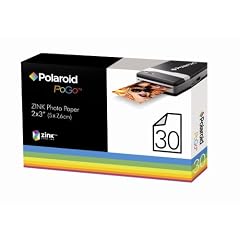 Polaroid Pogo Medienpapier 5 x 7,6 cm mit Zero-Ink- (Zink-) Technologie 30 Blatt