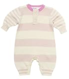 Bonnie Baby Cashmere Rose Layette Striped Playsuit, Sleepsuits and Playsuits, Baby girl