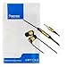 Insten Universal 3.5mm In-Ear Stereo Headset w/ On-off & Mic For Huawei Google Nexus 6P; LG Google Nexus 5X; Samsung Galaxy S6/ Galaxy S6 Edge Samsung Galaxy Note 4 / Apple iPhone 6 Plus (5.5) Samsung Freeform II SCH-R360, Gold / Black