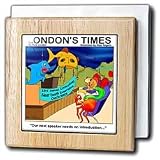 Review 3dRose LLC  / Fish Near-Death Experience Convention - 6 Inch Tile Napkin Holder