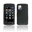 Black Silicone Soft Rubber Case Cover for LG CU920, LG VU CU915 Phone [Beyond Cell Packaging]