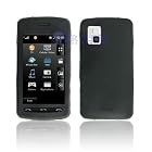 Black Silicone Soft Rubber Case Cover for LG CU920, LG VU CU915 Phone