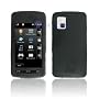 Black Silicone Soft Rubber Case Cover for LG CU920, LG VU CU915 Phone