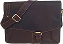 Unicorn Leather Brown 13.9" laptop Netbook bag Messenger #2M