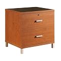 Lateral file Cabinet - Autumn Cherry/ Black
