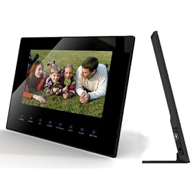 7" Slimline Black Digital Photo Frame [Electronics]
