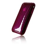 PULSARplus Silikon H�lle f�r Apple iPhone 3G / 3G S / 3GS Tasche in purpurrot