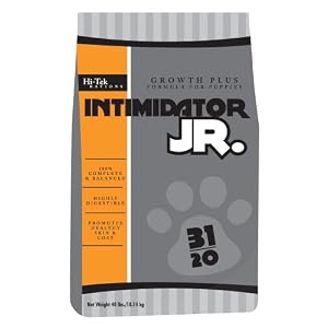 Intimidator Jr. 31-20 Growth Plus Formula for Puppies Dry Dog Food, 40 Pounds