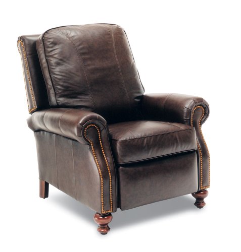 Thompson Recliner by Distinction Leather - Chesterfield Windsor Blue Leather (188)