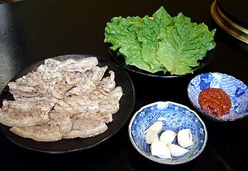 本場韓国の味サムギョプサルセット（豚肉）[200g]