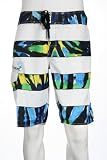 Billabong Recycler Series Ecco-Supream Suede Horizontal Stripes Multi-Color Board Shorts