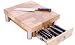 MIU 7-Slot Maple Cutting Board with Drawer
