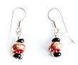 Earrings: Crimson Elegance