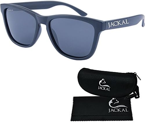 Jackal Thai Sunglasses C003 Smoke Polarized Lens Matte Black Frames from Chiang Mai Thailand