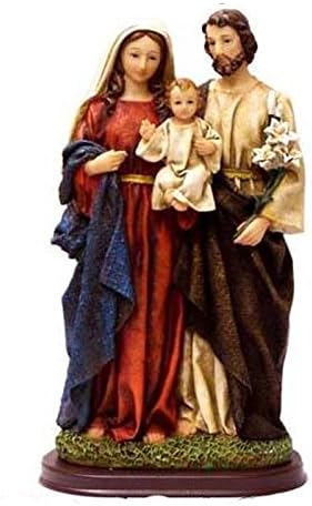 Holy Family Religious Statue Decor Accent Jesus Mary Joseph 12" Height