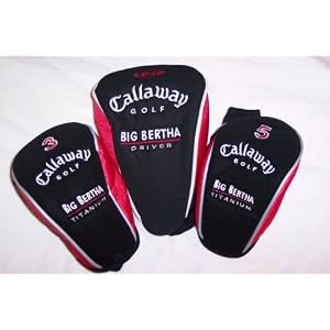 Callaway - Big Bertha - Driver, 3 and 5 wood head cover set
