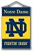 Set of 2 Set of 2 Notre Dame Fighting Irish 28X40 Indoor Banner Scroll - NCAA