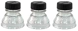 Sport Capp - Snap Capp - Tailgating Pack - 3 Pack of CLEAR Snap Capps - The Ultimate Tailagting Item
