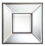 Set of 4 Square Mirrors in Aged Bronze Finish