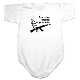 Baby Bodysuit White " Austrian Legend In Process / Transfer " Austria Country 3 - 6 Months