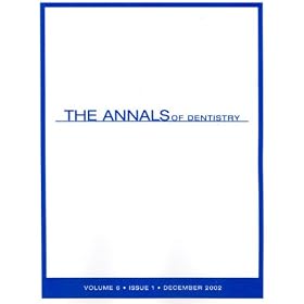 Annals of the New York Academy of Dentistry by 