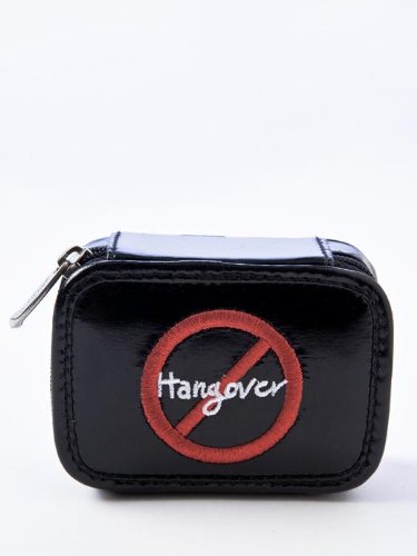 TRENDY EMBROIDERED TRAVEL BLACK 