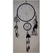 Black Beaded Dream Catcher with Feathers Native American Dreamcatcher