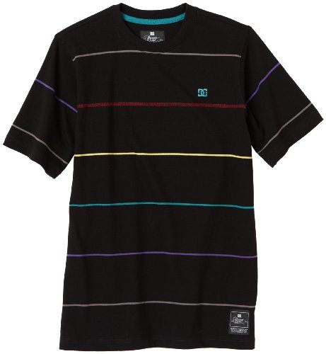 DC Boys 8-20 Galen Short Sleeve Crew,Black,XL (18/20)