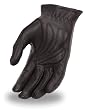 First Manufacturing Women's Gel Palm Driving Gloves (Black, Large)