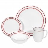 Dinnerware, Corelle Livingware Classic Cafe 16-pc Dinnerware, Corelle Livingware Classic Cafe 16-pc