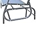 Angel Line Windsor Glider and Ottoman Set, Espresso with Chocolate Cushion