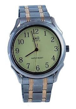 Q&Q #Q590J-403Y Men's Two Tone Sports Analog Watch