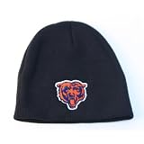 Reebok Chicago Bears Classic Bear Face Beanie in Black