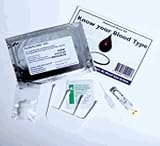 At Home Blood Typing Kit; determine blood type at home; quick and easy