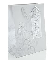 Silver Floral Large Bag