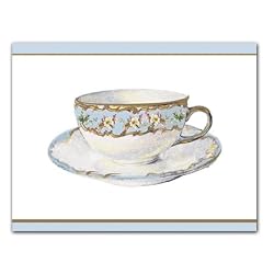 Blue Teacup - Gift Enclosure Cards (set of 12)