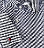 Slim Fit Luxury Sartorial Pure Cotton Gingham Check Shirt by Timothy Everest