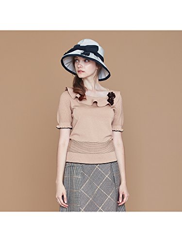 (トゥー ビー シック) TO BE CHIC バイカラーフリルニット W5N05431__