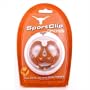 University of Texas SportClip Earphones with Wind Up Storage Case for MP3, CD, DVD Players, Orange