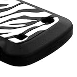 Laser Cut Silicone Skin Cover for BlackBerry Bold 9900 9930, Zebra Stripes