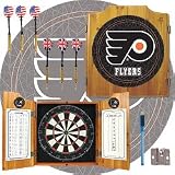 NHL Philadelphia Flyers Dart Cabinet includes Darts and Board