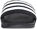 adidas Men's Adilette Comfort Slides Sandals, Black/White, 8
