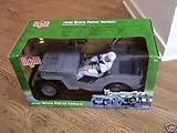 GI Joe 12 Inch Jeep Shore Patrol Vehicle with 12 Inch Scale Navy Sailor Action Figure