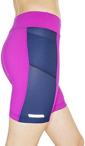 MooMotion Womens 6-Inch Tri Short Large Pink