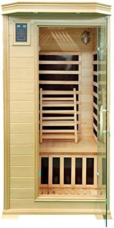 Vital Saunas Canadian Hemlock Premier One Sauna with Magnetic Flux Therapy Upgrade